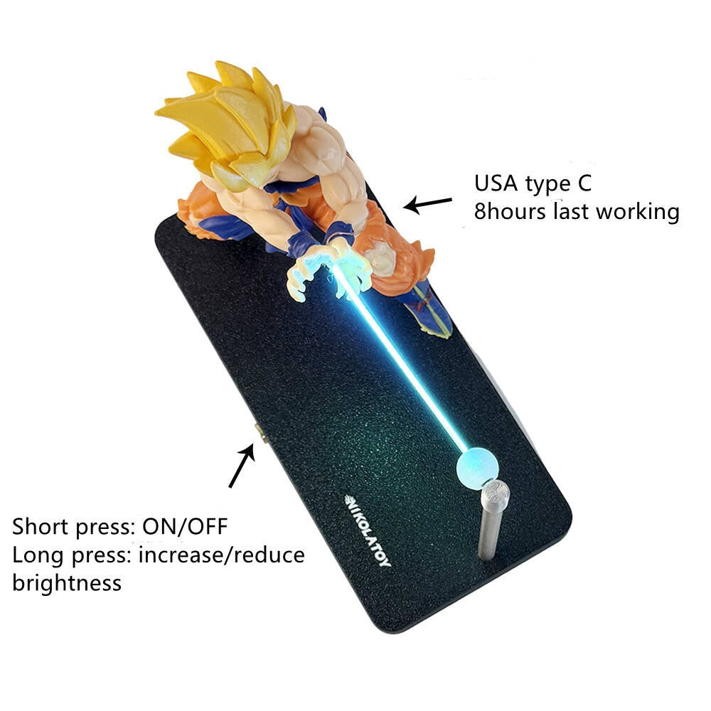 Magnetic Goku Kamehameha Wave Lamp