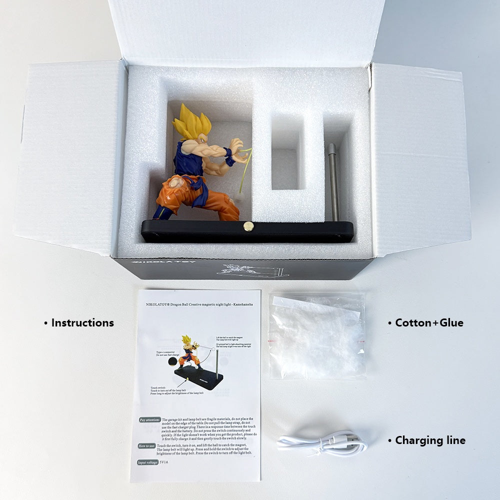 Magnetic Goku Kamehameha Wave Lamp